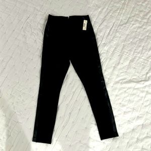 NWT RARE J Crew PIXIE  “LEATHER” TUXEDO STRIPE